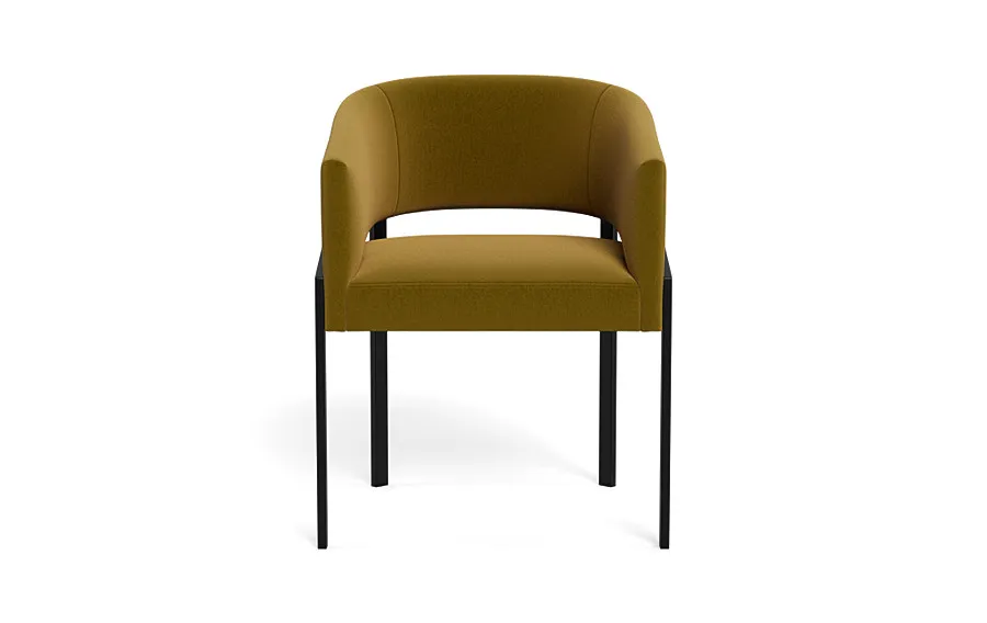 Mina Metal Framed Upholstered Chair