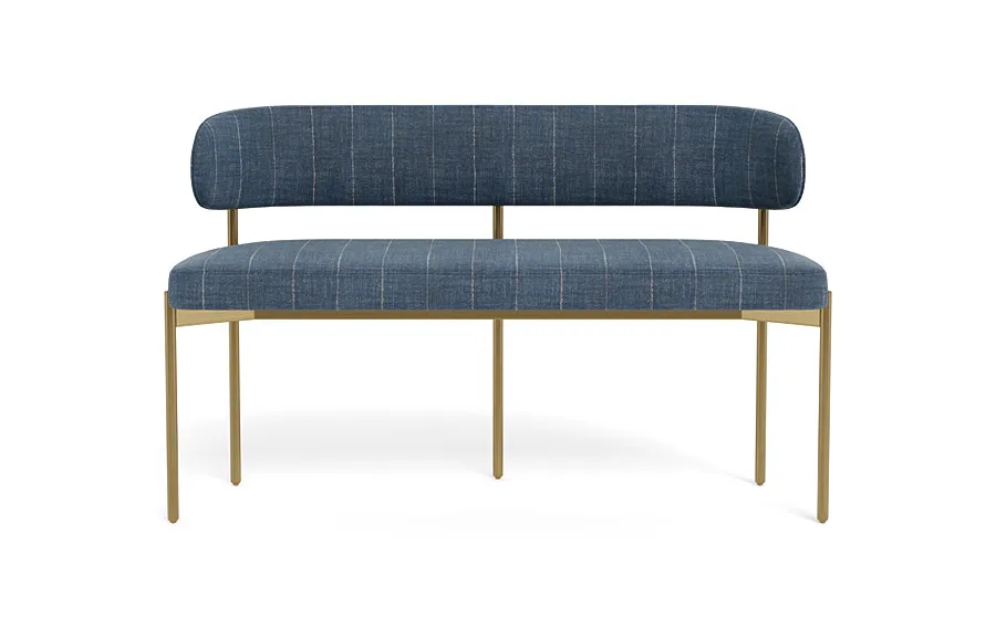 Hollis Upholstered Metal Framed Bench