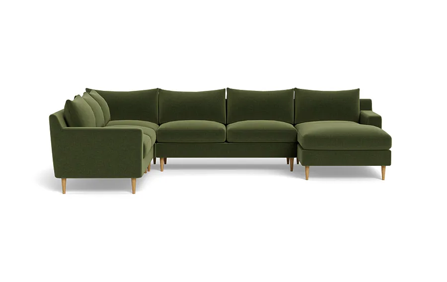 Sloan 4-Piece Corner Sectional Sofa with  Chaise