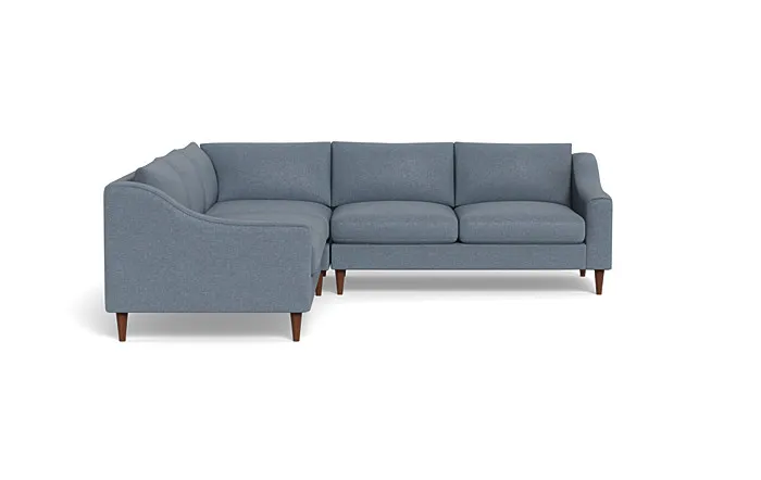Saylor Slope Arm Corner 4-Seat Sectional Sofa