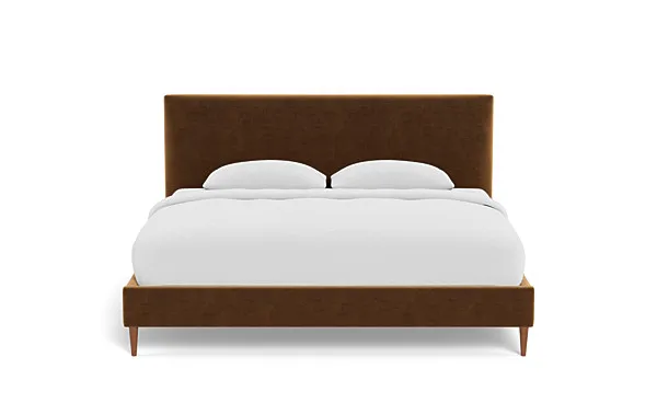 Lowen Upholstered Bed with Tufting Option