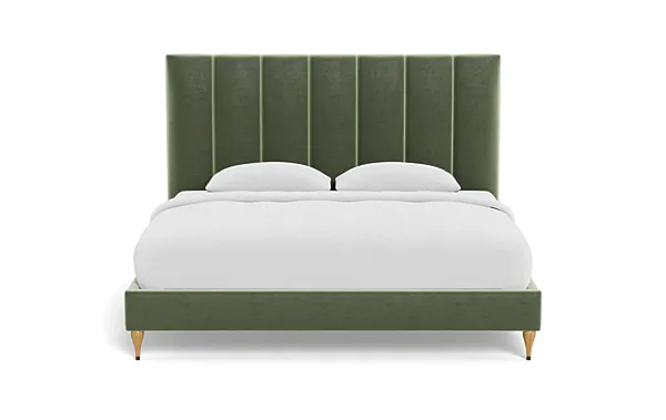 Lowen Upholstered Bed with Tufting Option