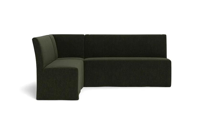 Dorian Slipcovered Corner Banquette