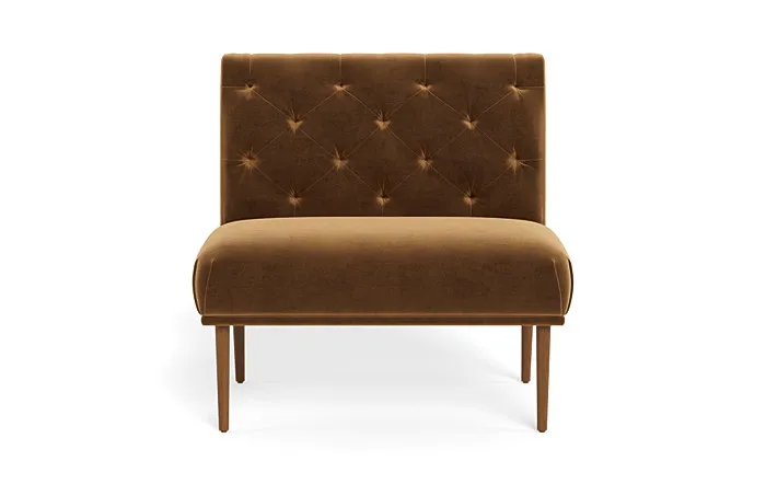 Dorian Upholstered Petite Dining Bench with Tufting Option