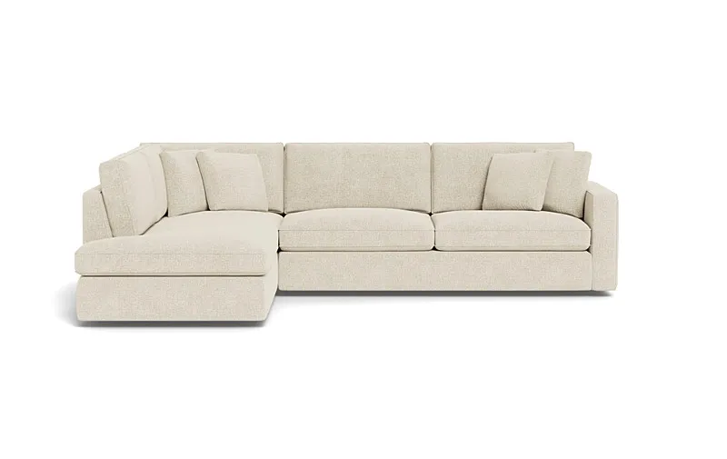 James 3-Seat Left Bumper Sectional