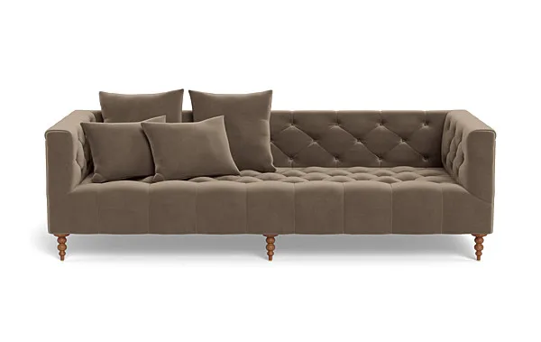 Ms. Chesterfield Fabric Sofa by Apartment Therapy