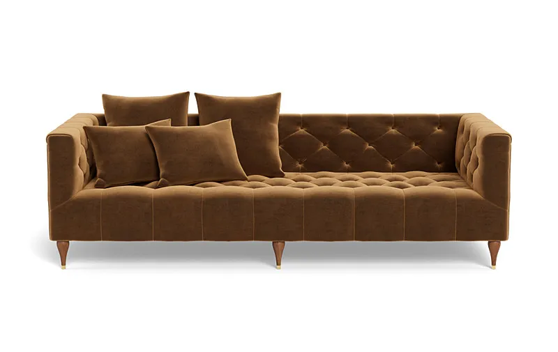 Ms. Chesterfield Fabric Sofa by Apartment Therapy