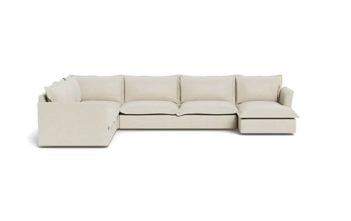 Skylar 4-Piece (5-Seat) Corner Sectional Sofa with  Chaise