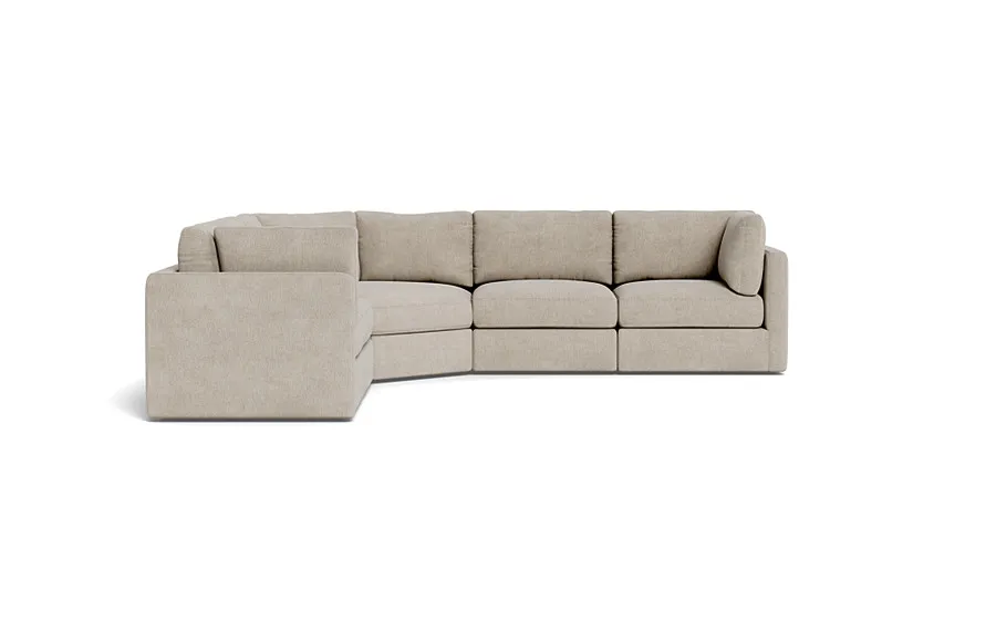 Tatum Modular 5-Seat Wedge Corner Sectional