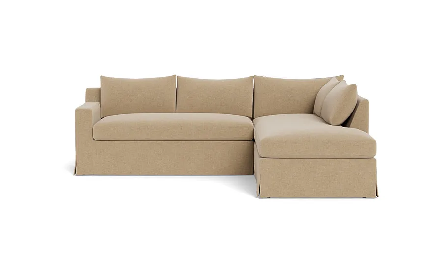 Sloan Slipcovered 3-Seat  Bumper Sectional