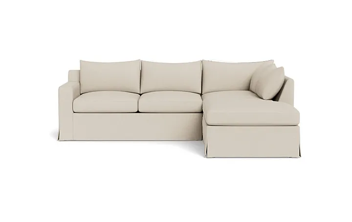 Sloan Slipcovered 3-Seat  Bumper Sectional