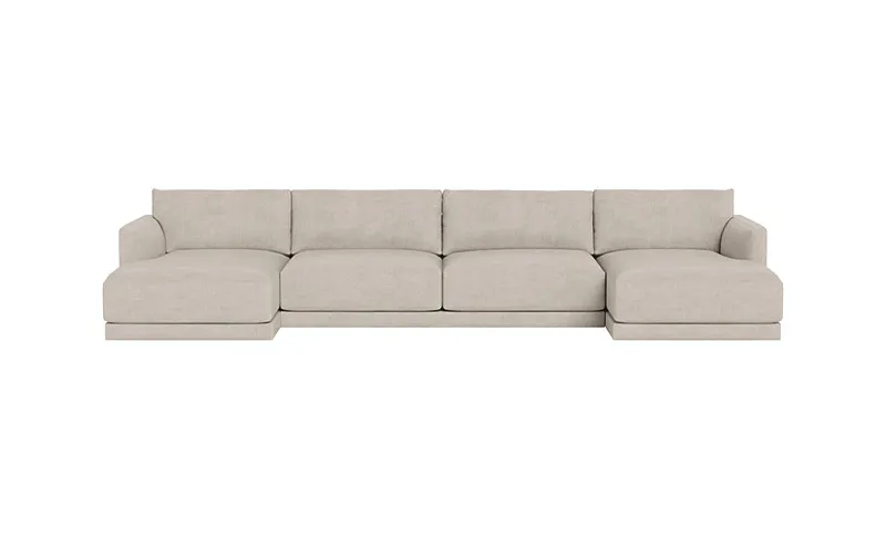 Lukas 3-Piece 4-seat U-Chaise Sectional 