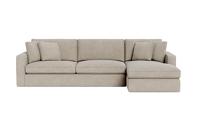 James 3-Seat Right Chaise Sectional