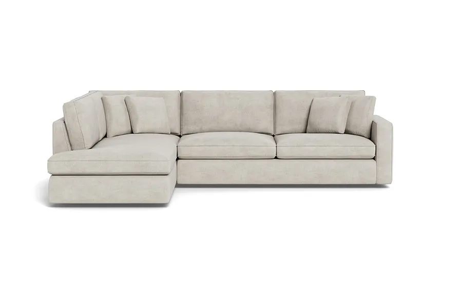 James 3-Seat Left Bumper Sectional