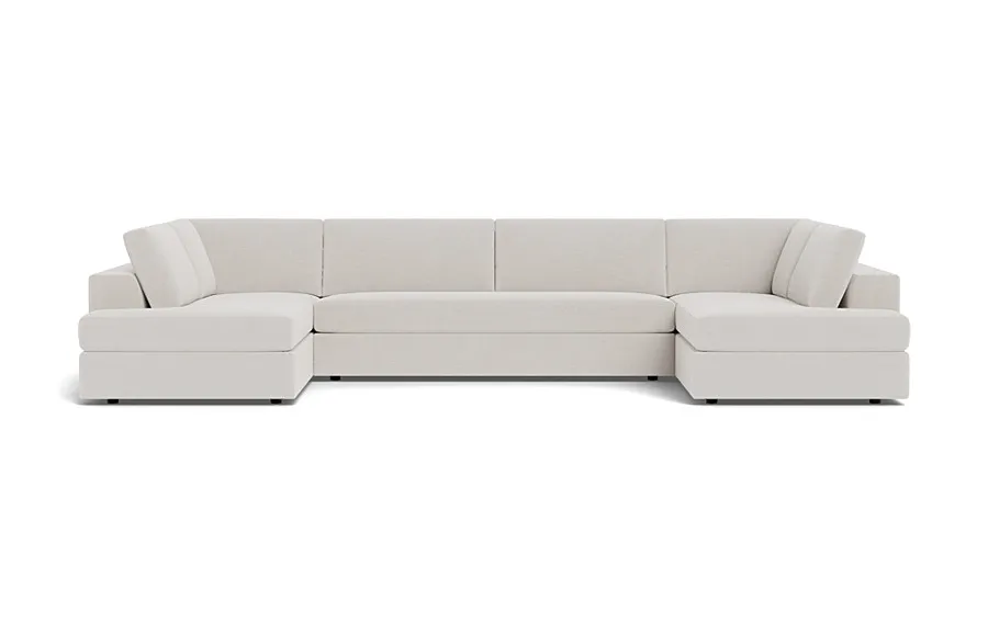 Lee 3-Piece U-Shaped Bumper Sectional