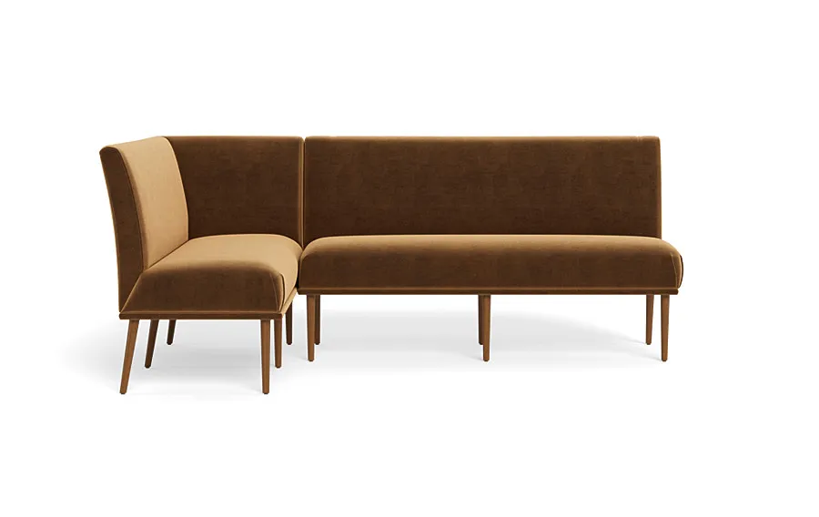 Dorian Upholstered Left Banquette with Tufting Option