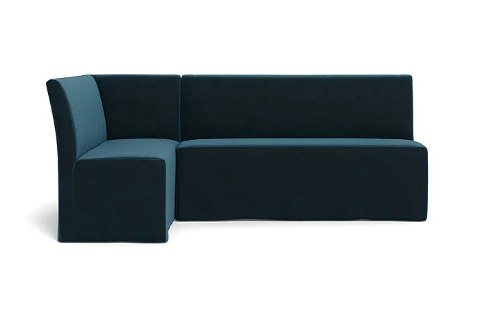 Dorian Slipcovered Left Banquette