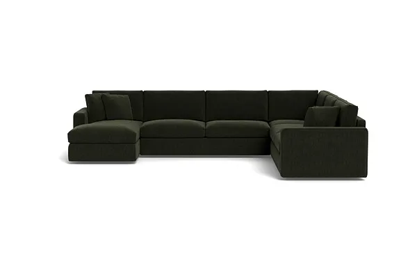 James 4-Piece 5-Seat Corner Chaise Sectional Left