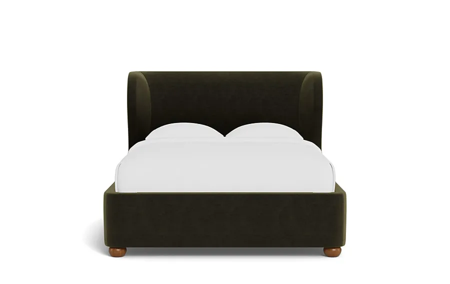 Maxwell Upholstered Bed with Storage Option - QUEEN SIZE - STORAGE