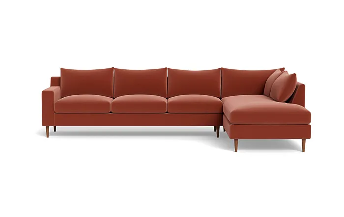 Sloan 4-Seat  Bumper Sectional