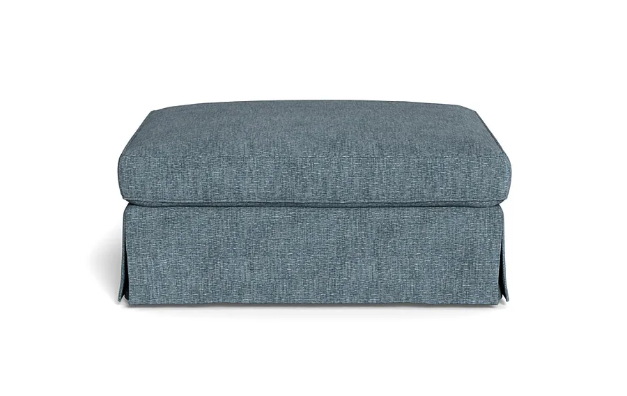 Caitlin Slipcovered Ottoman by The Everygirl®