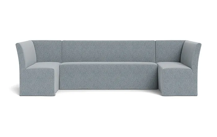 Dorian Slipcovered U-Shaped Banquette