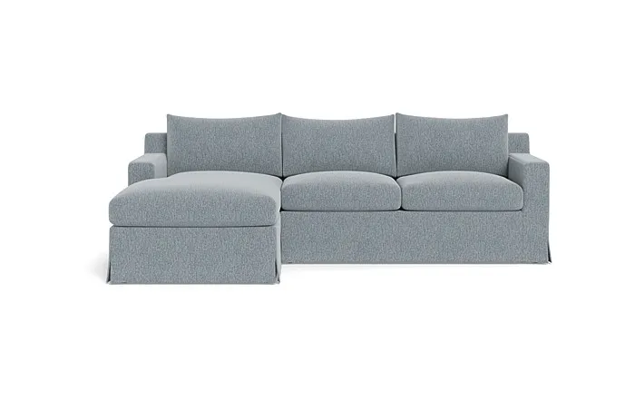 Sloan Slipcovered  Chaise Sectional