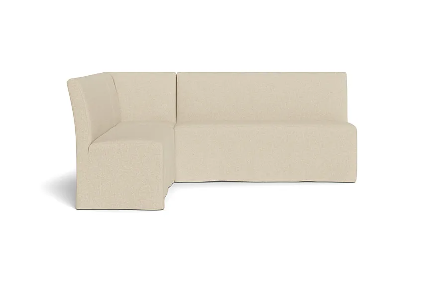 Dorian Slipcovered Corner Banquette