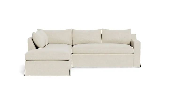 Sloan Slipcovered 3-Seat  Bumper Sectional