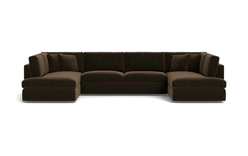 James 3-Piece U-Bumper Sectional