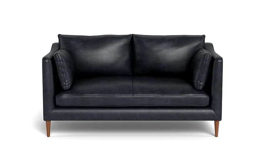 Caitlin Leather Loveseat by The Everygirl®