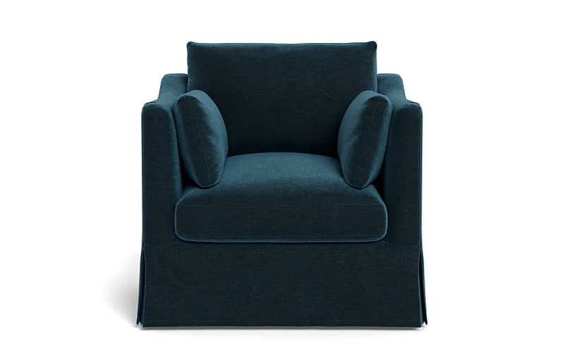 Caitlin Slipcovered Swivel Chair by The EverygirlÃ?Â®