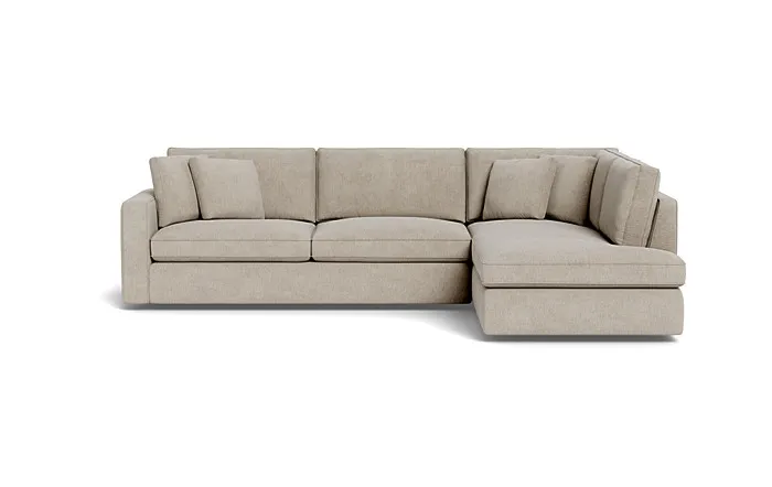 James 3-Seat Right Bumper Sleeper Sectional