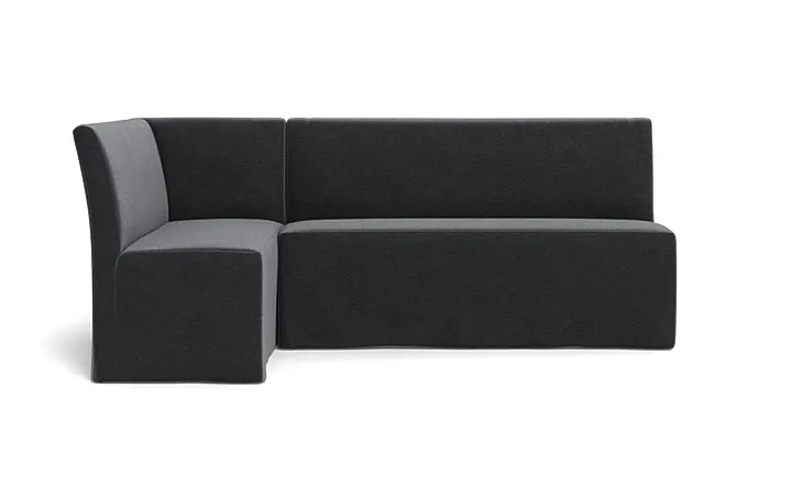 Dorian Slipcovered Left Banquette