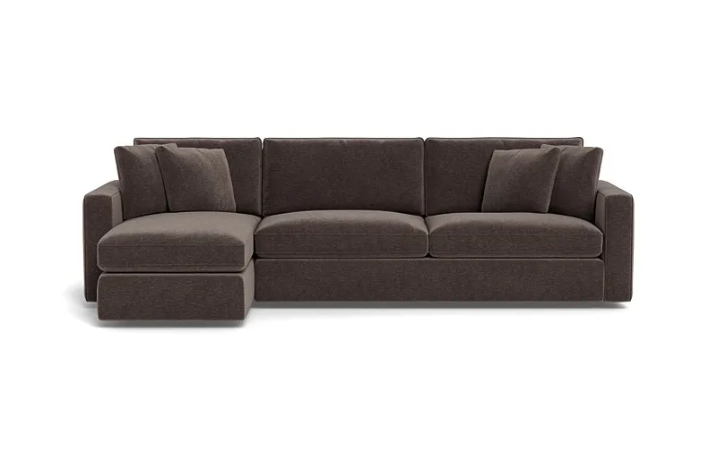 James 3-Seat Left Chaise Sectional with Storage