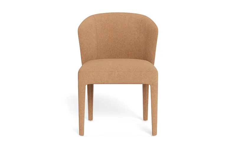 Pratt Leather Fully Upholstered Chair