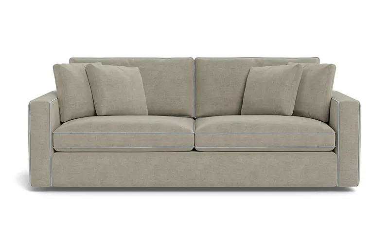 James 2-Seat Sofa with Contrast Piping
