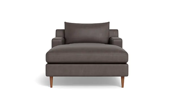 Sloan Leather Chaise Lounge