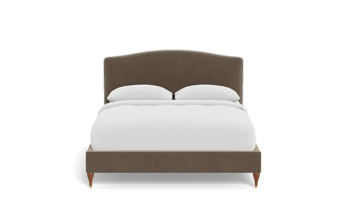 Celia Upholstered Bed with Contrast Piping
