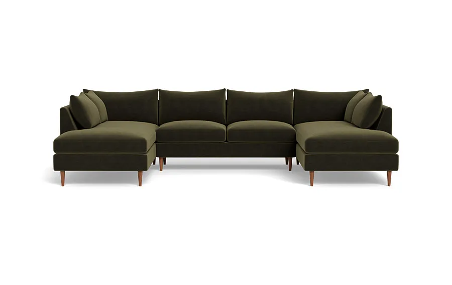 Sloan 3-Piece U-Bumper Sectional