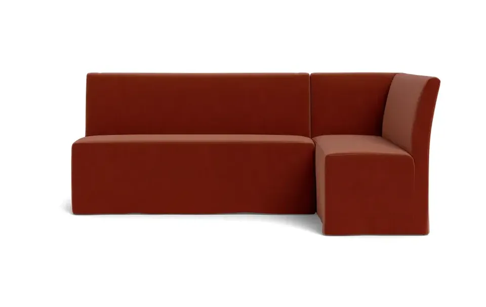 Dorian Slipcovered Right Banquette