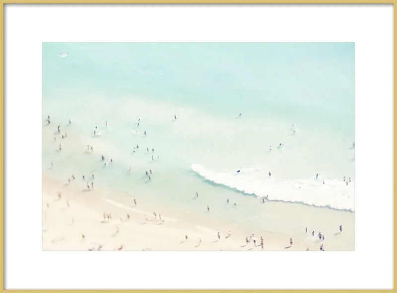 beach love  by Ingrid Beddoes for Artfully Walls