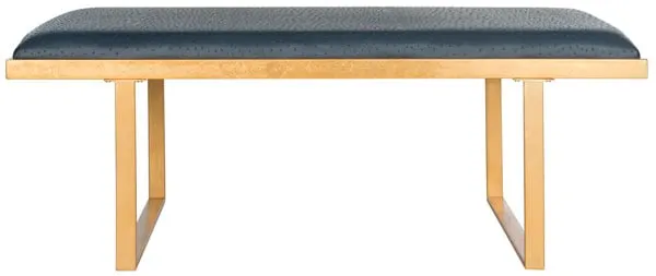 Millie Loft Bench/Coffee Table - Navy/Gold