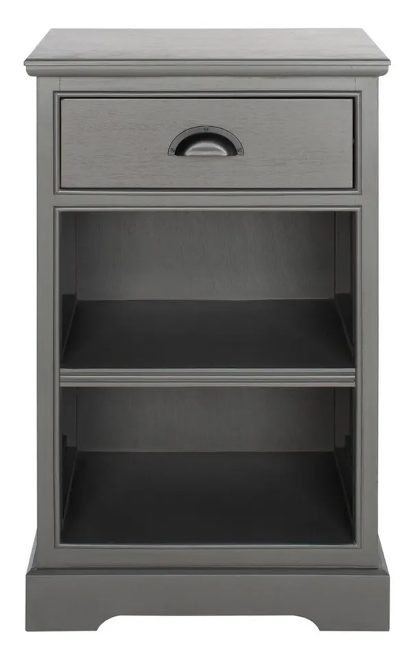 Griffin One Drawer Side Table - Gray