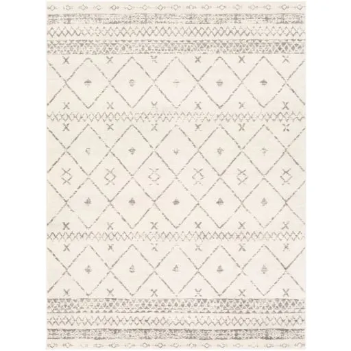 Roma Beige Indoor 6'7" x 9' Machine Woven Rug