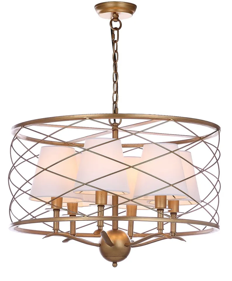 Thea 25.25-Inch Diameter Adjustable Pendant Light - Gold