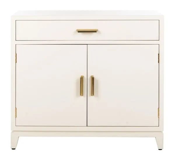 Nigel 2 Door 1 Drawer Chest - White
