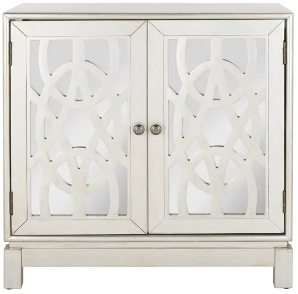 Ashlynn 2 Door Chest - Silver