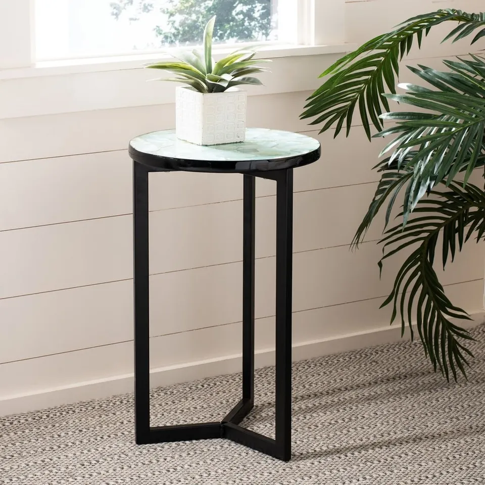 Zaira End Table - Turquoise