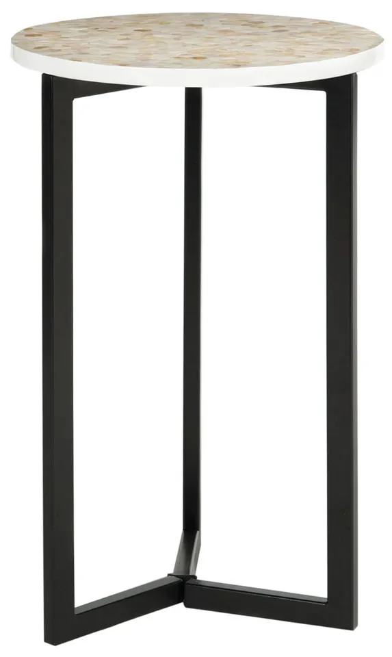 Zaira End Table - Cream